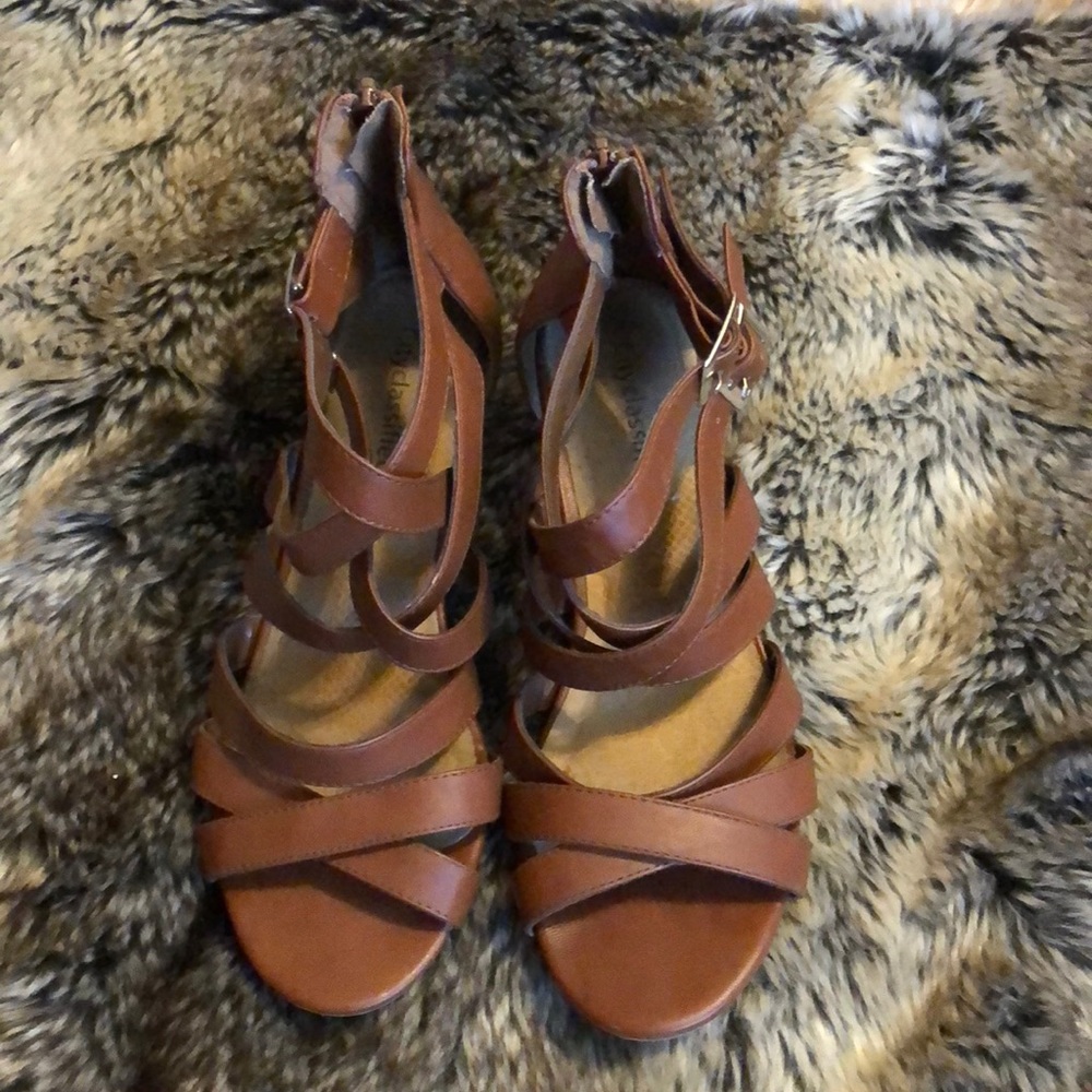 Brown gladiator sandal